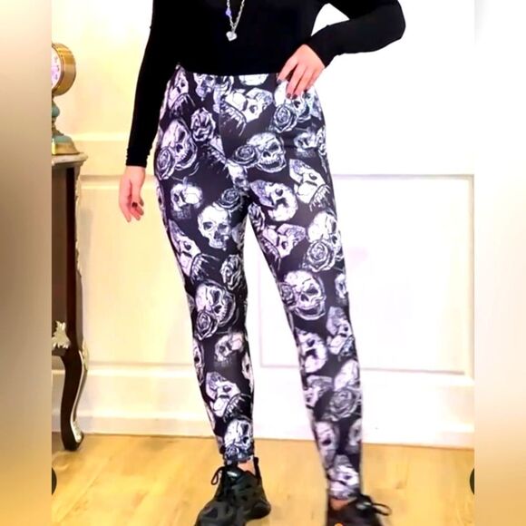 Plus size printed Leggings sz 2X - Picture 8 of 8